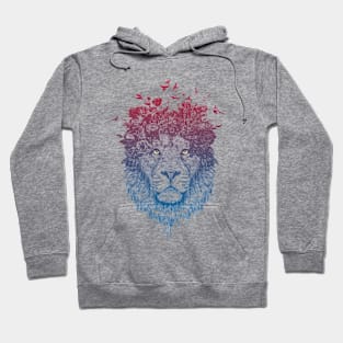 Floral lion III Hoodie